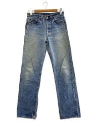 画像：ボタン裏552/90s/USA製/色褪せ有/501-0000/ボトム/32/デニム/IDG//501//