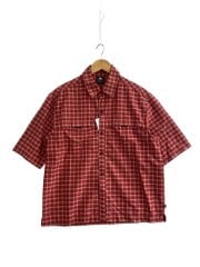 画像：00s/半袖シャツ/M/コットン/RED/チェック