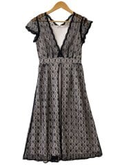 画像：ノースリーブワンピース/38/ポリエステル/BLK/2284-0146