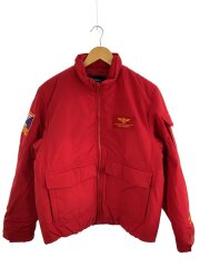 画像：ジャケット/L/ポリエステル/RED/6122173