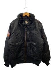 画像：フライトジャケット/M/ナイロン/BLK/21010-072