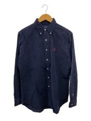 画像：長袖シャツ/M/コーデュロイ/NVY