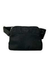 画像：ウエストバッグ/ボリードポーチ/ゴルフ/サンチュール/ティー、マーカー付/キャンバス/BLK/無地