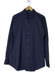 画像：長袖シャツ/16/コットン/BLU/総柄/WSC97TWS21C