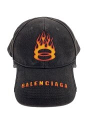 画像：Burning unity cap//FREE/コットン/BLK/無地/メンズ/794892 410B2//