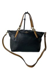 画像：2WAY/ショルダーバッグ/レザー/BLK/無地/j1848-f38986