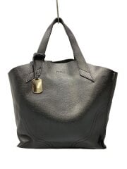 画像：ハンドバッグ/レザー/BLK