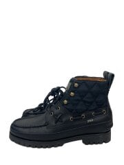 画像：モカシンブーツ/US8/BLK/レザー
