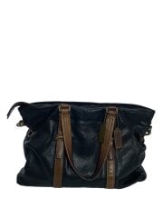 画像：トートバッグ_ハリソン・イーストウエスト/レザー/BLK