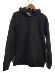画像：ALL RIGHT FULL ZIP HOODIE_オールライトフルジップフーディ/XL/ポリエステル/BLK/