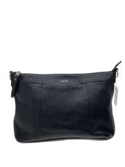 画像：ショルダーバッグ/レザー/BLK