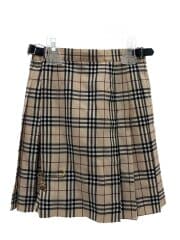 画像：スカート/120cm/ウール/BEG/チェック/BX345-619
