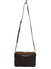 画像：ショルダーバッグ/PVC/BRW/総柄/35F8GTTC3B