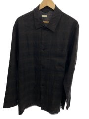 画像：長袖シャツ/L/ウール/BLK/im23aw06545