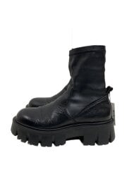 画像：ブーツ/37/BLK/レザー