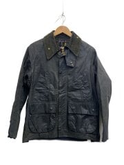 画像：オイルドジャケット/bedaleコットン/BLK/無地
