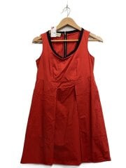 画像：COMMESSA/ノースリーブワンピース/--/コットン/RED