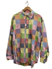 画像：長袖シャツ/XL/コットン/マルチカラー/チェック