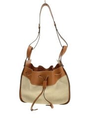 画像：ショルダーバッグ/レザー/ブラウン/061346