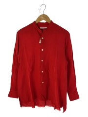 画像：長袖シャツ/2/リネン/RED/MT5103-0605