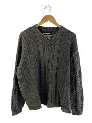 画像：ニット・セーター(厚手)/L/コットン/GRY/24213NH-KNM01