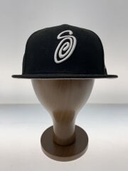 画像：キャップ/7 1/2/コットン/ブラック/メンズ