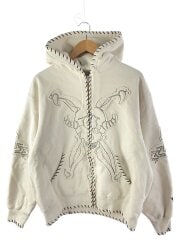 画像：25AW/Ys Zip Up Hooded Sweatshirt/M/コットン/WHT