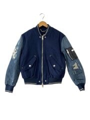 画像：ジャケット/S/ウール/NVY