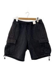 画像：SWEAT CARGO SHORT PANTS/L/コットン/BLK/101232031019