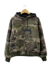 画像：PATCHED OLD ENGLISH HOODED WORK/M/コットン/GRN/カモフラ/101261021002