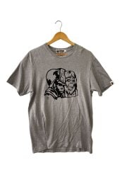 画像：Tシャツ/L/コットン/GRY//