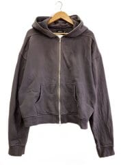 画像：NEWRICH SHORT FULL ZIP HOODIE/ジップパーカ/GRY/BR25SS-C5002