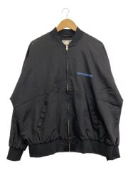 画像：C/R SATIN EMBROIDERY BLOUSON/ブルゾン/M/コットン/BLK//