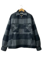 画像：Buffalo Check Wool Zip Up CPO Jacket/ジャケット/L/ウール/BLK/チェック