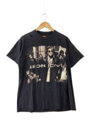 画像：90s/BON JOVI KEEP THE FAITH BACK HAND/Tシャツ/L/コットン/BLK//