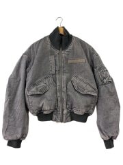画像：BIG POCKET COTTON MA-1/FREE/コットン/GRY/無地//