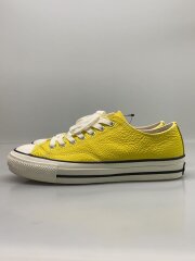 画像：ローカットスニーカー/27.5cm/YLW/レザー/1AD987