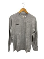 画像：長袖Tシャツ/L/コットン/GRY/無地/NT82537