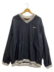 画像：トップス/XL/ナイロン/BLK/無地