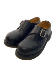 画像：モンクストラップシューズ/UK5/BLK/レザー/傷・擦れ有り