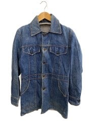 画像：カバーオール/70～80s/オレンジタブ/ボタン裏645/S/襟、袖口変色