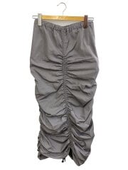 画像：ロングスカート/FREE/ポリエステル/GRY/13234017