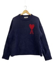 画像：ニット・セーター(厚手)/--/ウール/NVY/UKS006.018