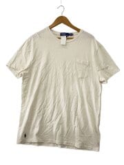 画像：Tシャツ/L/コットン/WHT/無地