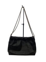 画像：ショルダーバッグ/レザー/BLK