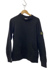 画像：Logo Patch Crew Neck Wool Sweater/XL/ウール/BLK/731555