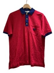 画像：ポロシャツ/S/コットン/RED/625323