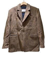 画像：25aw/テーラードジャケット/36/ウール/BRW/チェック/12420109