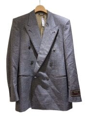 画像：テーラードジャケット/46/ウール/GRY/チェック/568762