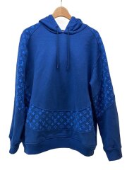 画像：パーカー/XL/コットン/BLU/モノグラム/rm222q ihn hny40w